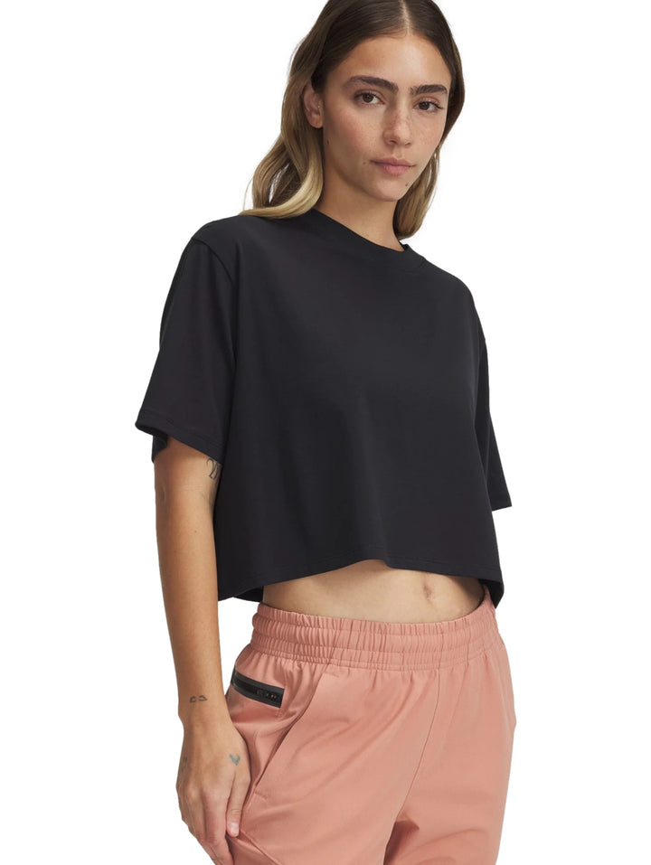 Playera Under Armour Rival SS Negro para Mujer