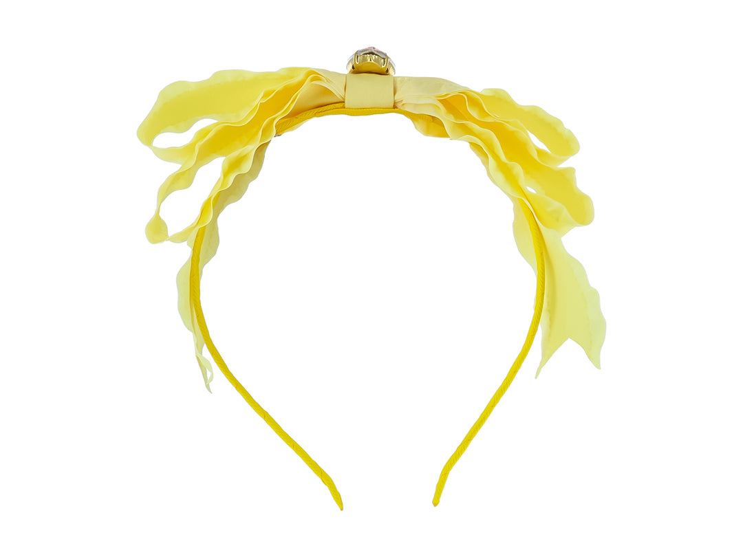 Diadema Listonella Amarilla para Niña