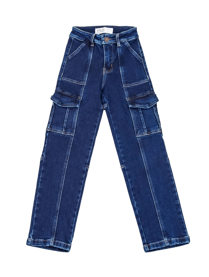 Pantalones Cargo Jeans Dolce and Amaro Color Stone