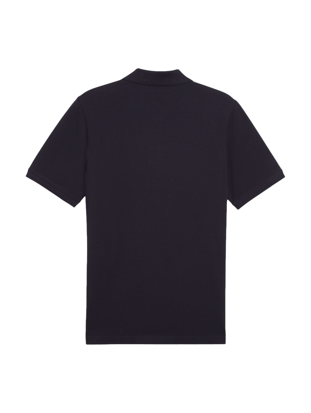 Playera polo PUMA de color azul marino con logo blanco en el pecho.