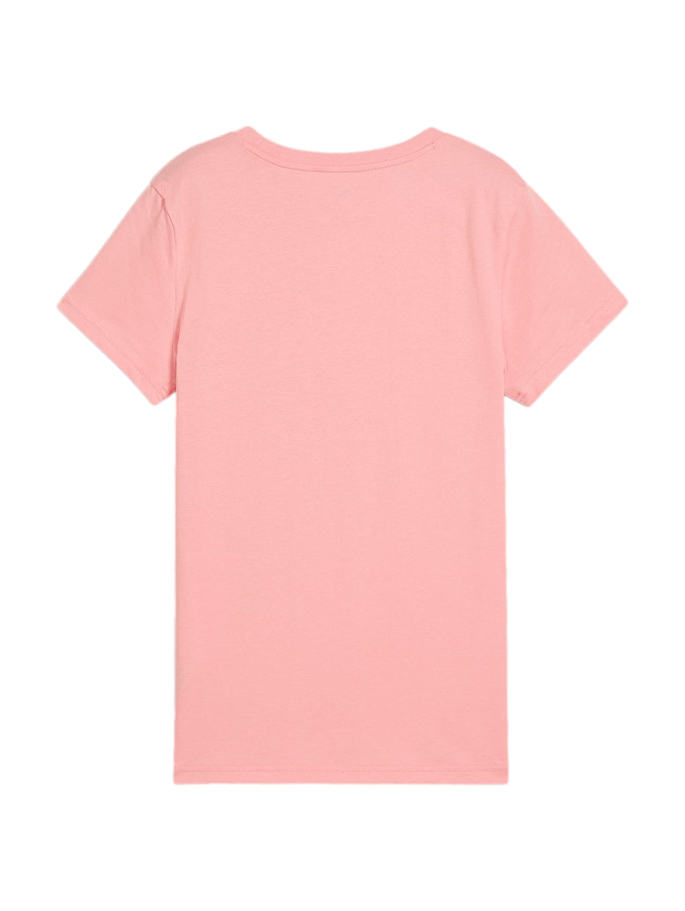 Playera PUMA de color rosa con logotipo frontal en tonos contrastantes y cuello redondo.