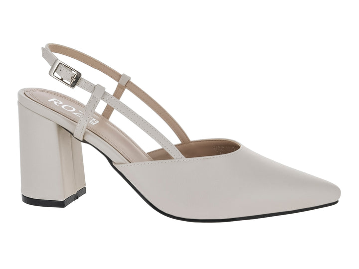 Zapatillas de Tacón Roze Beige para Mujer