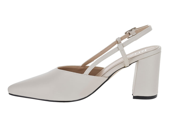 Zapatillas de Tacón Roze Beige para Mujer