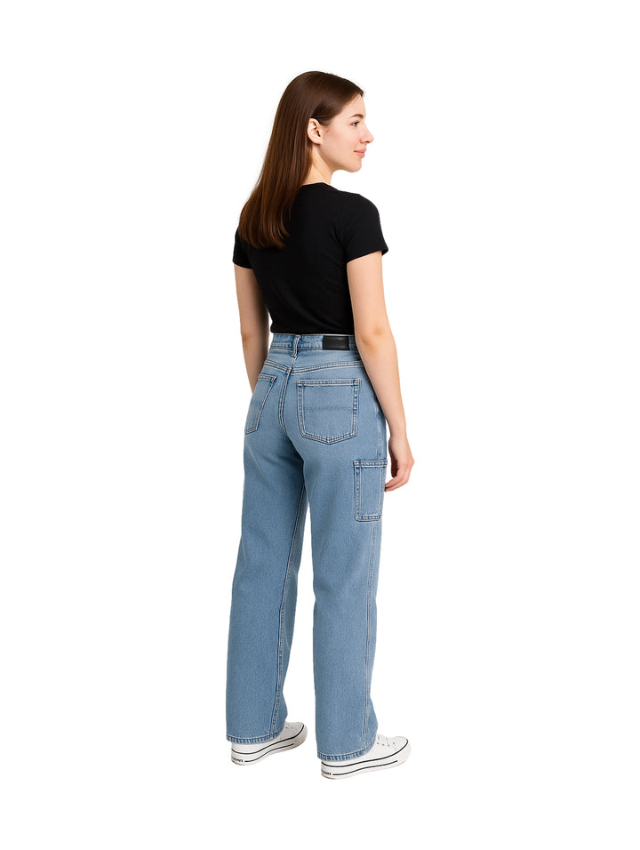 Jeans NYD Jeans Recto Color Doble Stone para Mujer