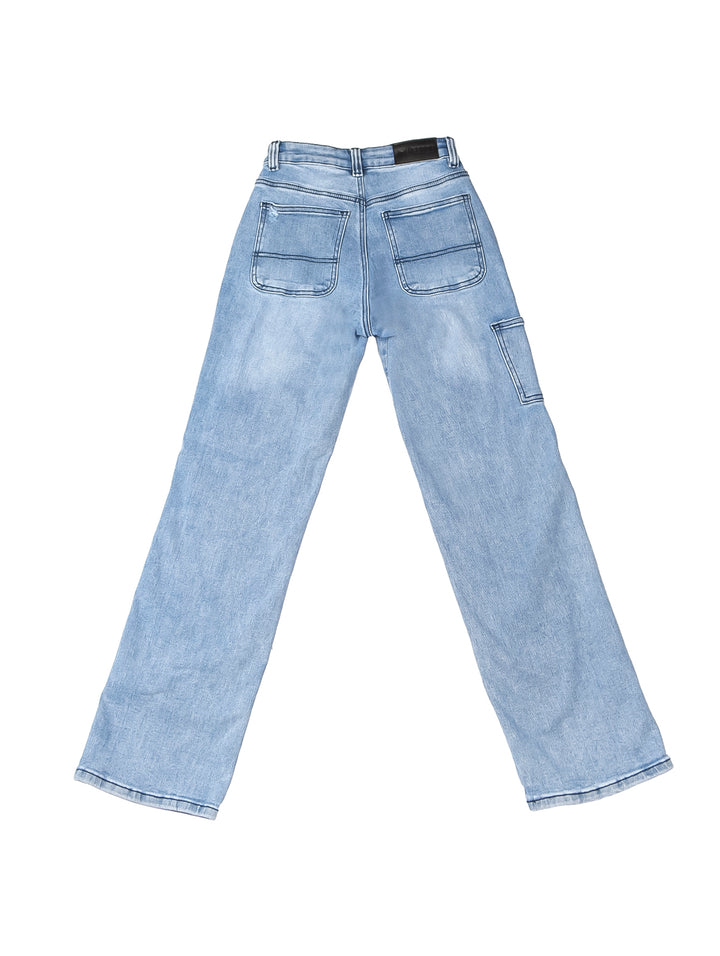 Jeans NYD Jeans Recto Color Doble Stone para Mujer
