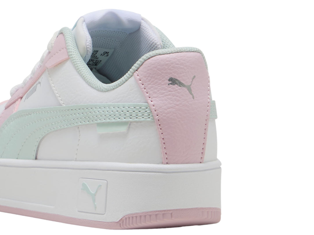 Tenis Puma Carina Street Blanco, Rosa y Azul para Niña