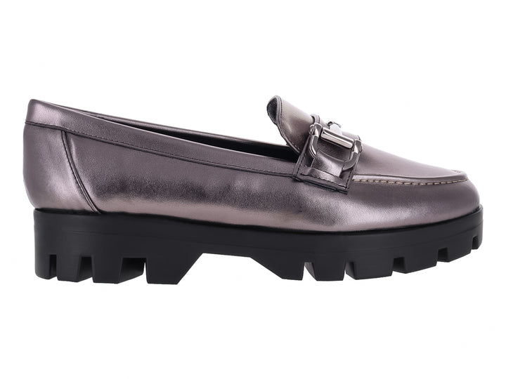 Mocasines Clinton Metalizados Color Inox para Mujer