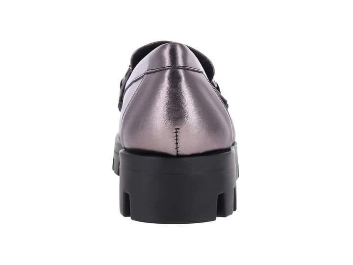 Mocasines Clinton Metalizados Color Inox para Mujer