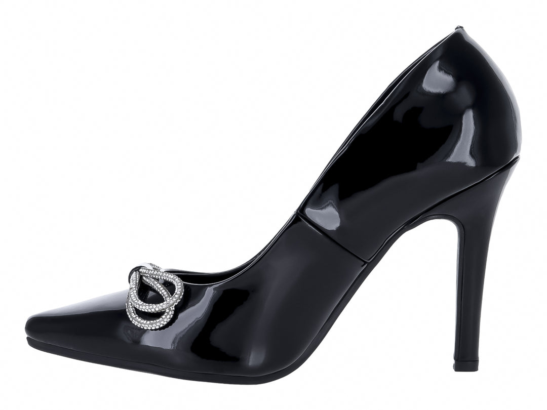 Zapatillas Lady Paulina Negro Charol para Mujer