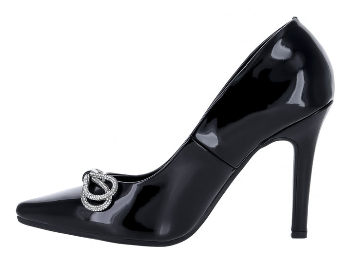 Zapatillas Lady Paulina Negro Charol para Mujer
