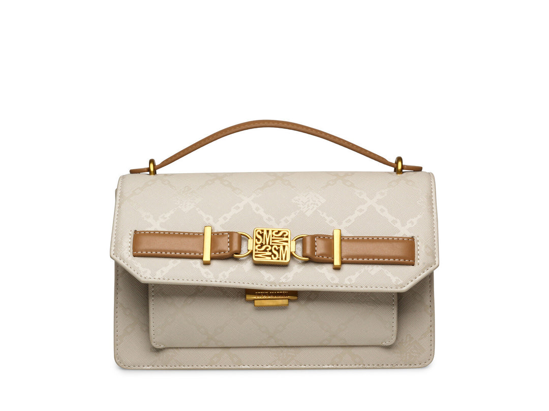 Bolsa de Hombro Steve Madden Barbs Bone Camel para Mujer