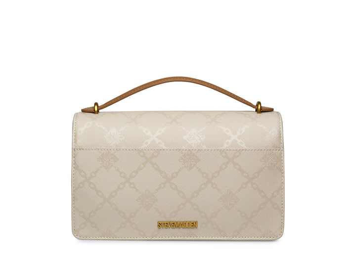 Bolsa de Hombro Steve Madden Barbs Bone Camel para Mujer