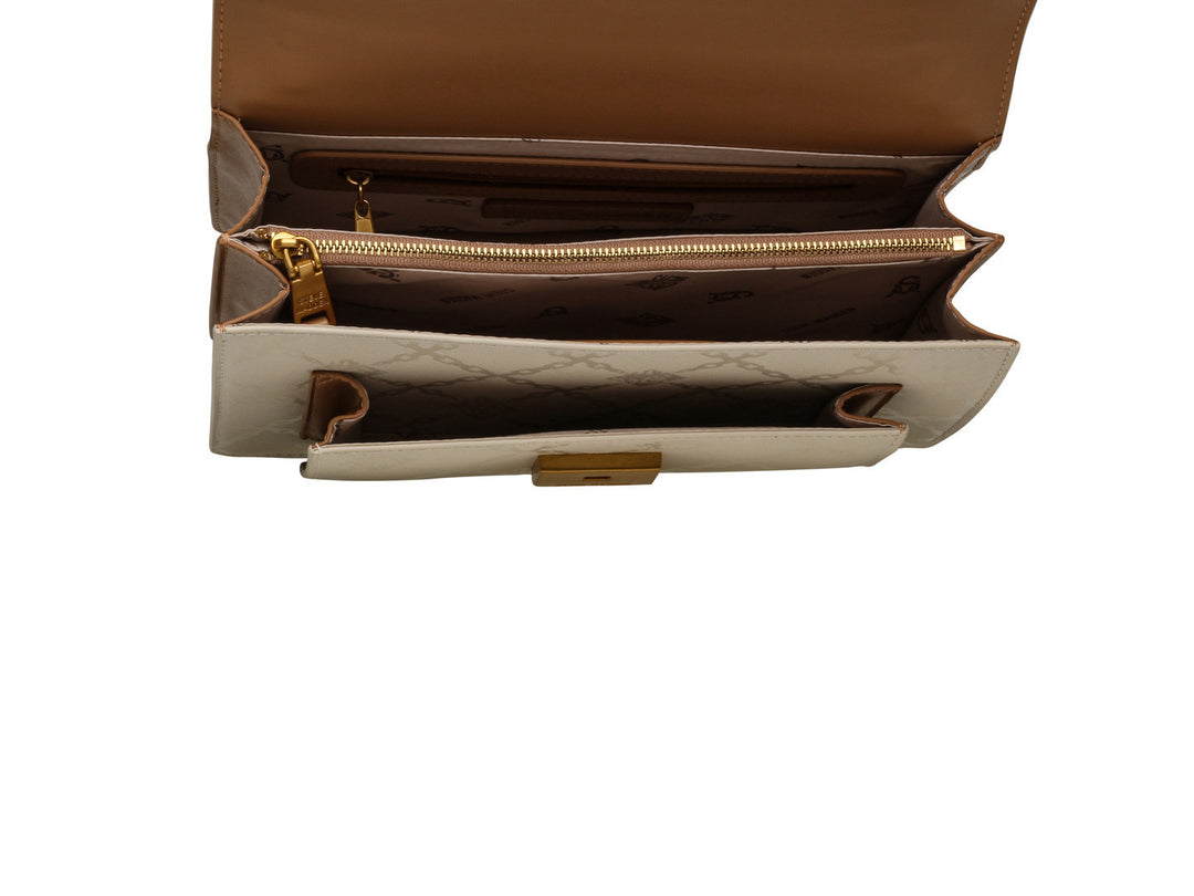 Bolsa de Hombro Steve Madden Barbs Bone Camel para Mujer