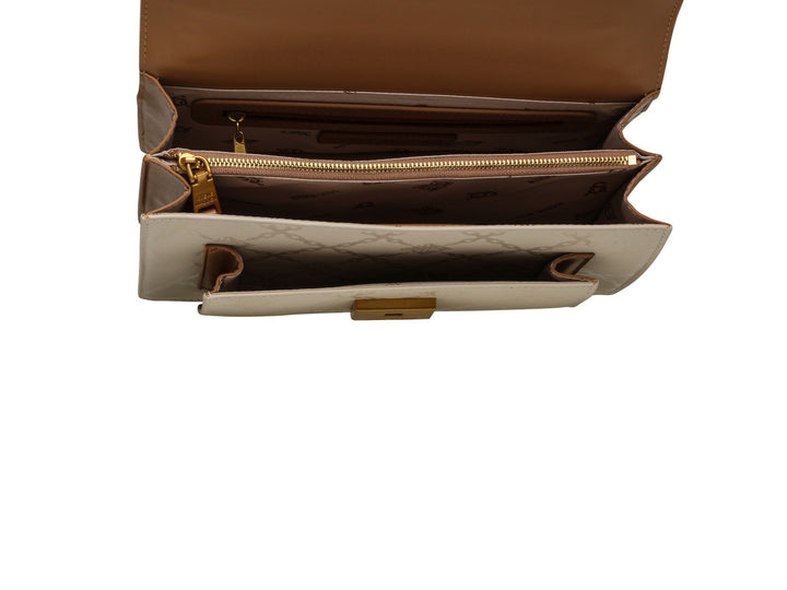 Bolsa de Hombro Steve Madden Barbs Bone Camel para Mujer