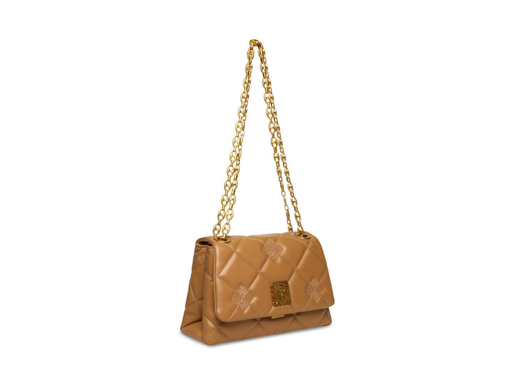 Bolsa de Hombro Steve Madden Blanch Camel para Mujer