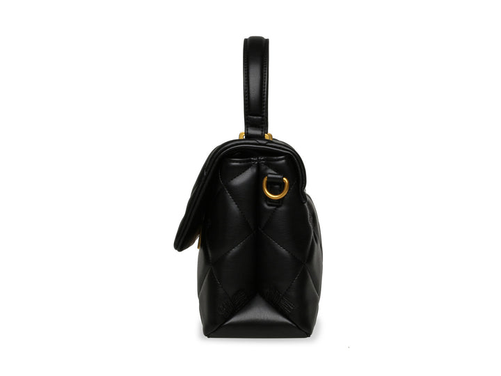 Bolso de Hombro Steve Madden Brutus Negro y Dorado para Mujer