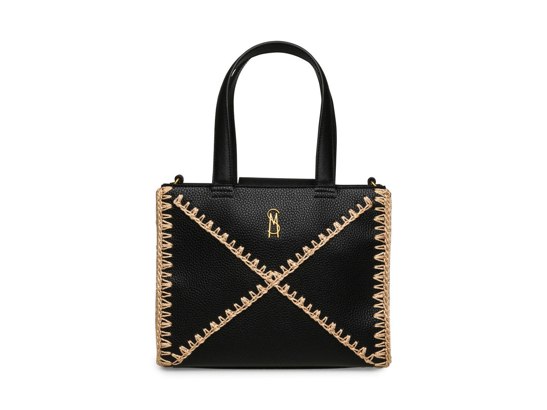 Bolso Steve Madden Baris Negro y Dorado para Mujer