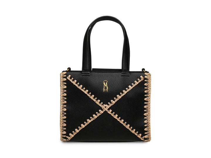 Bolso Steve Madden Baris Negro y Dorado para Mujer