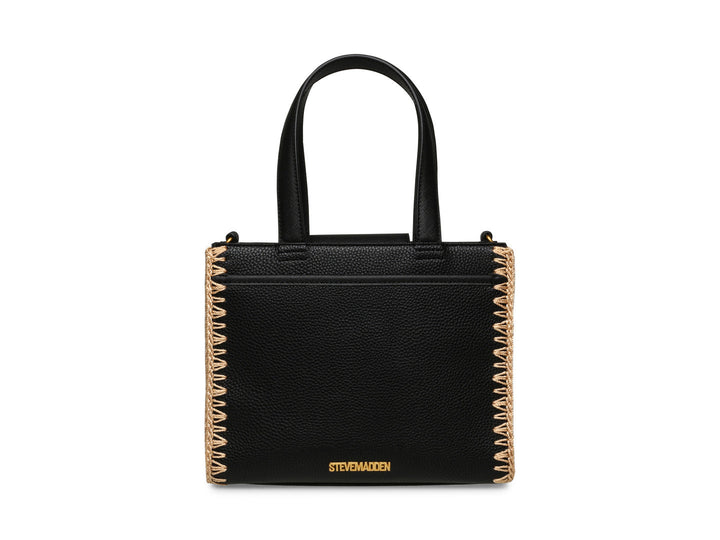 Bolso Steve Madden Baris Negro y Dorado para Mujer