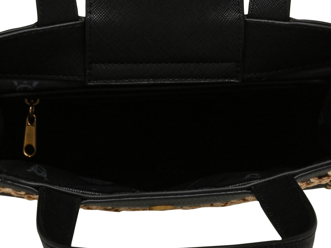 Bolso Steve Madden Baris Negro y Dorado para Mujer