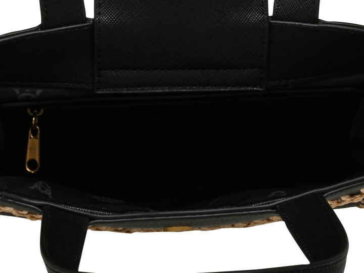 Bolso Steve Madden Baris Negro y Dorado para Mujer
