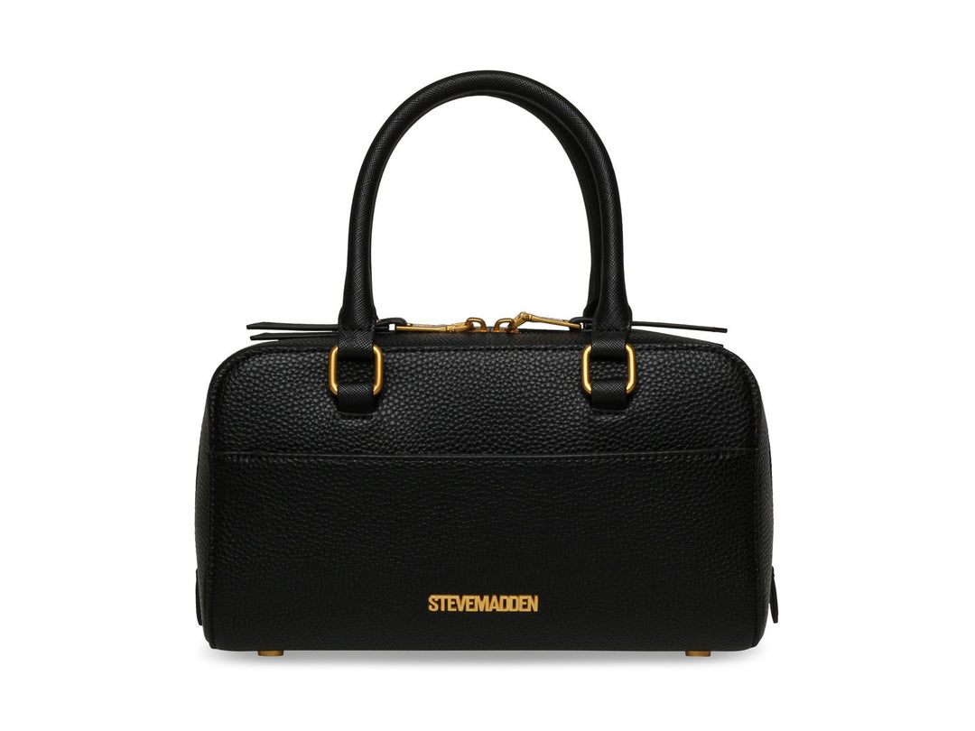 Bolso de Hombro Steve Madden Bdove Negro y Dorado para Mujer