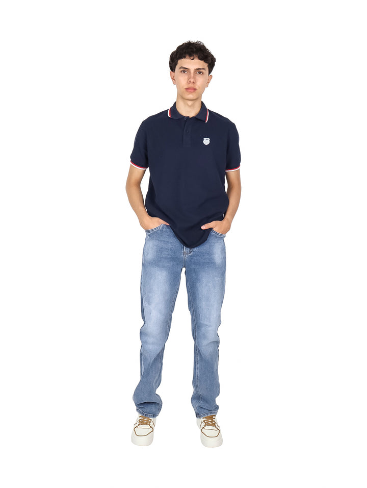Playera Polo K-Swiss Color Marino para Hombre