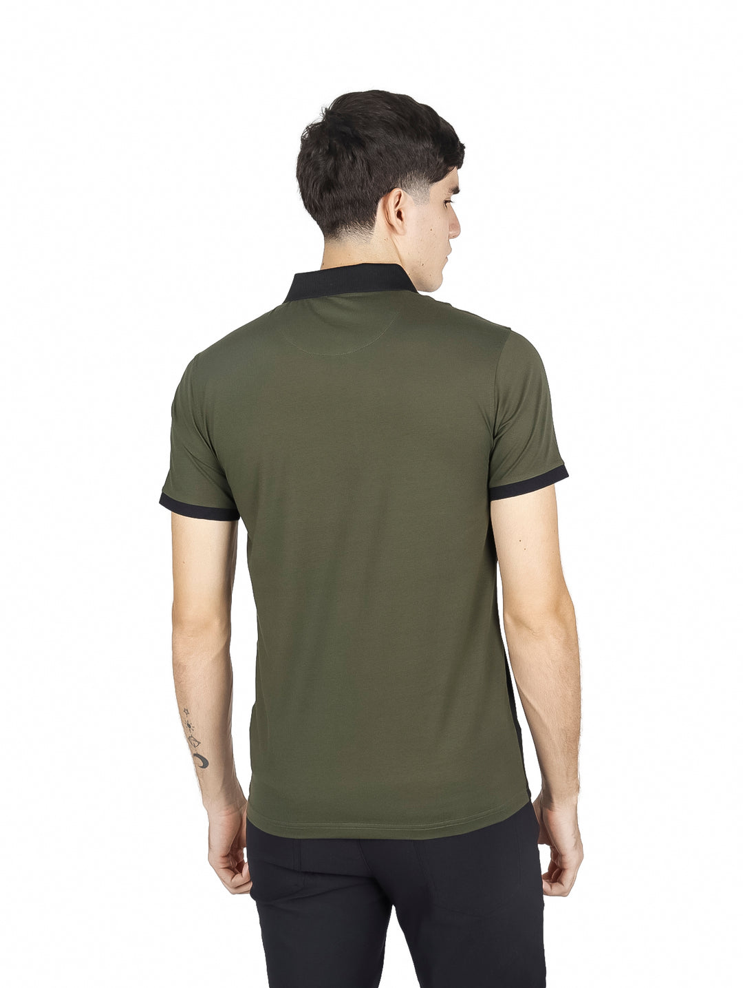 Playera Polo Varesi Oliva para Hombre