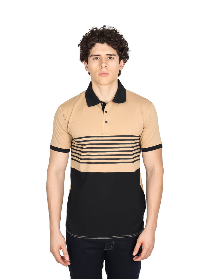 Playera Polo Varesi Khaki para Hombre
