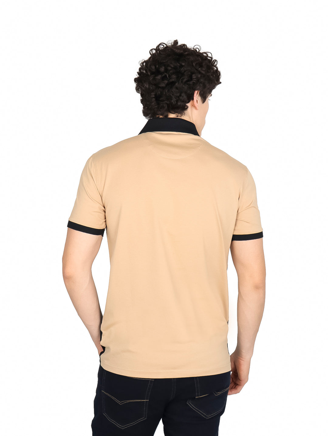 Playera Polo Varesi Khaki para Hombre