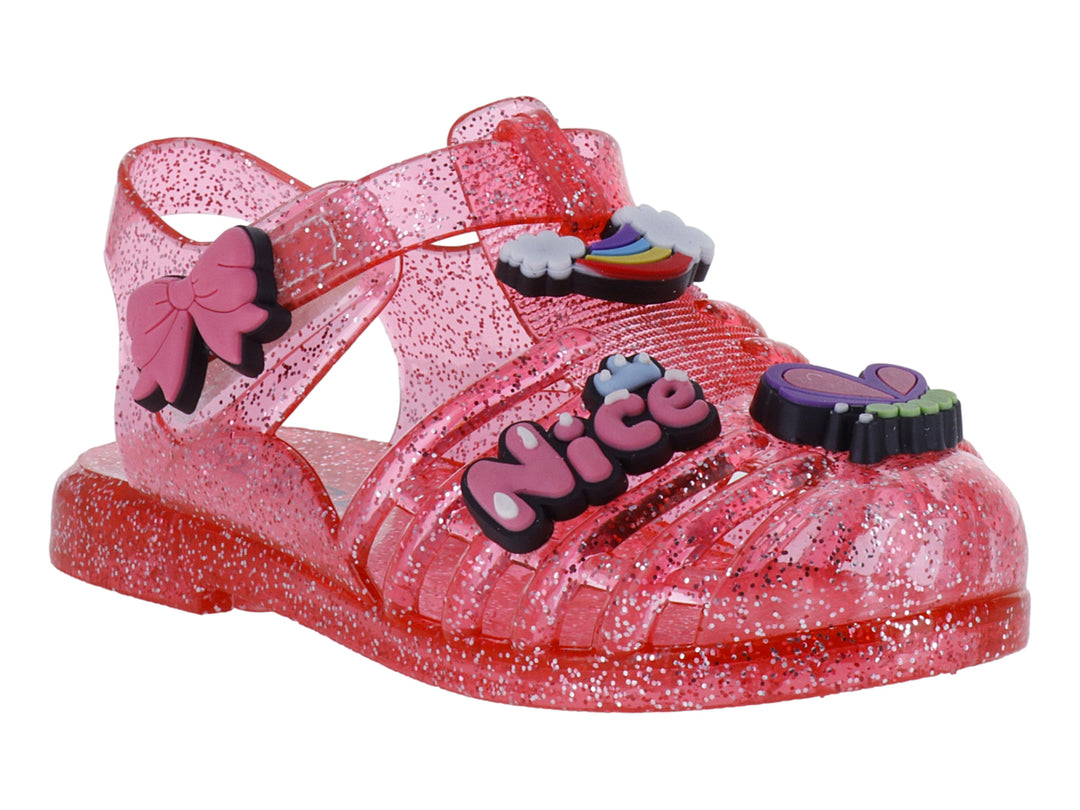 Sandalias Roze Glitter Fucsia para Niña