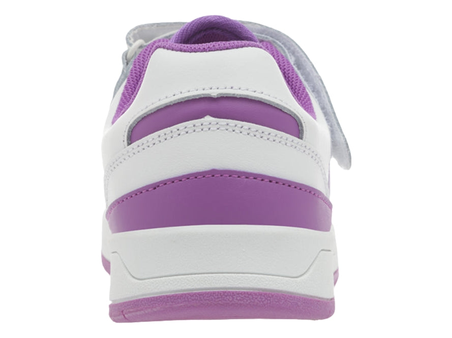 Tenis K-Swiss Drifty Blanco y Lila para Niña