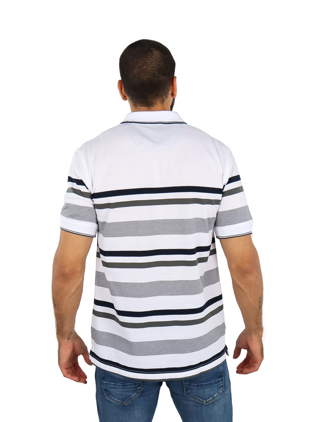 Playera Polo Palm Beach Blanco para Hombre