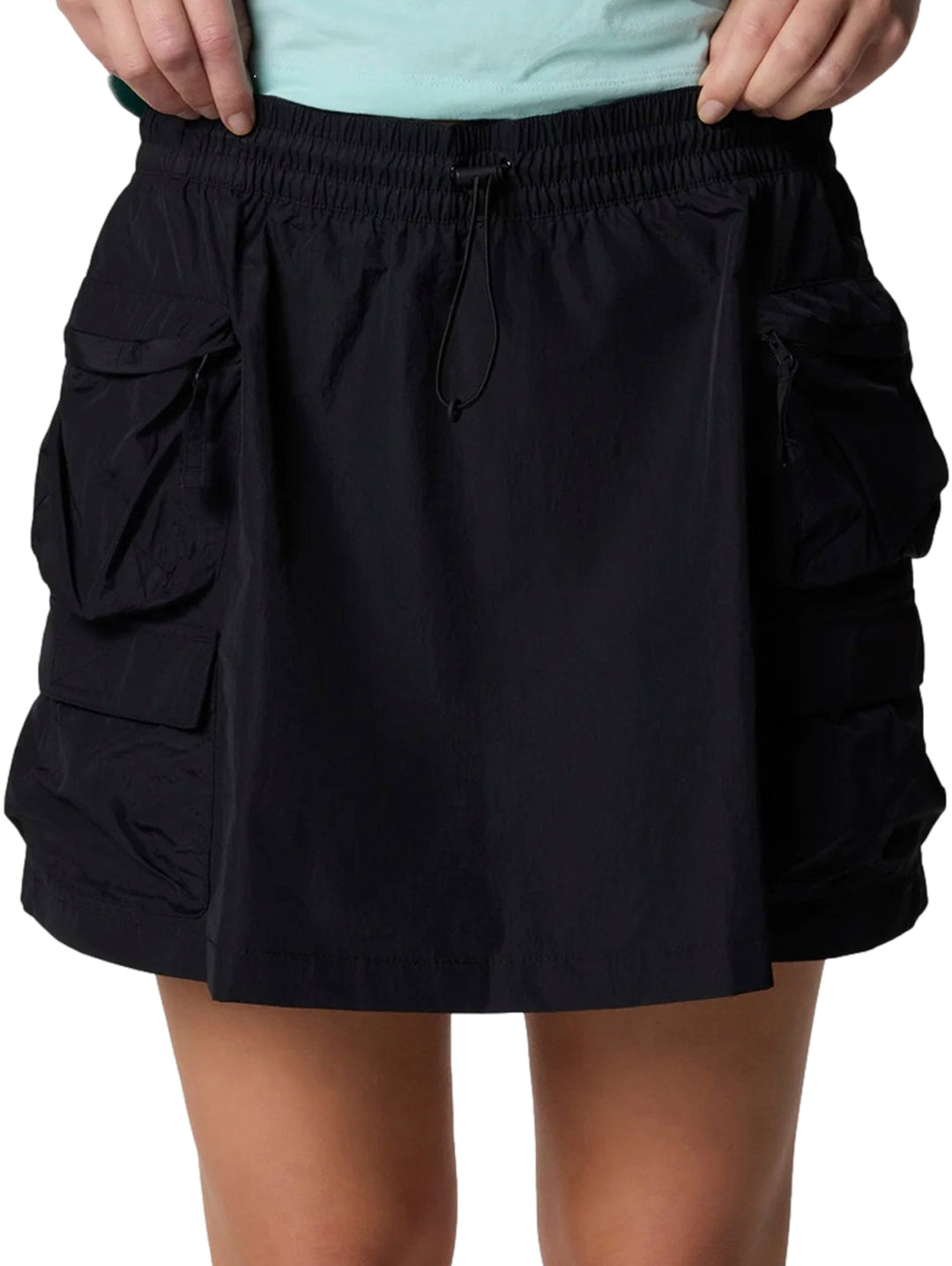 Short Cargo Columbia Elevated View Negro para Mujer
