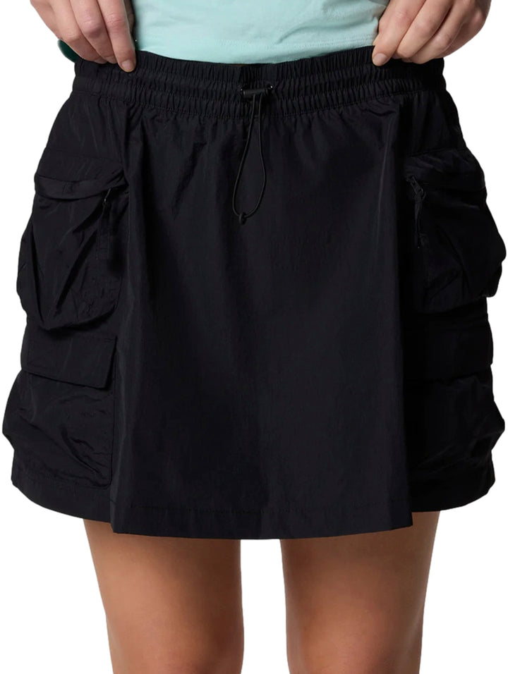 Short Cargo Columbia Elevated View Negro para Mujer