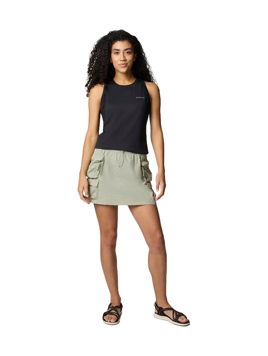 Falda Cargo Columbia Stone Green para Mujer
