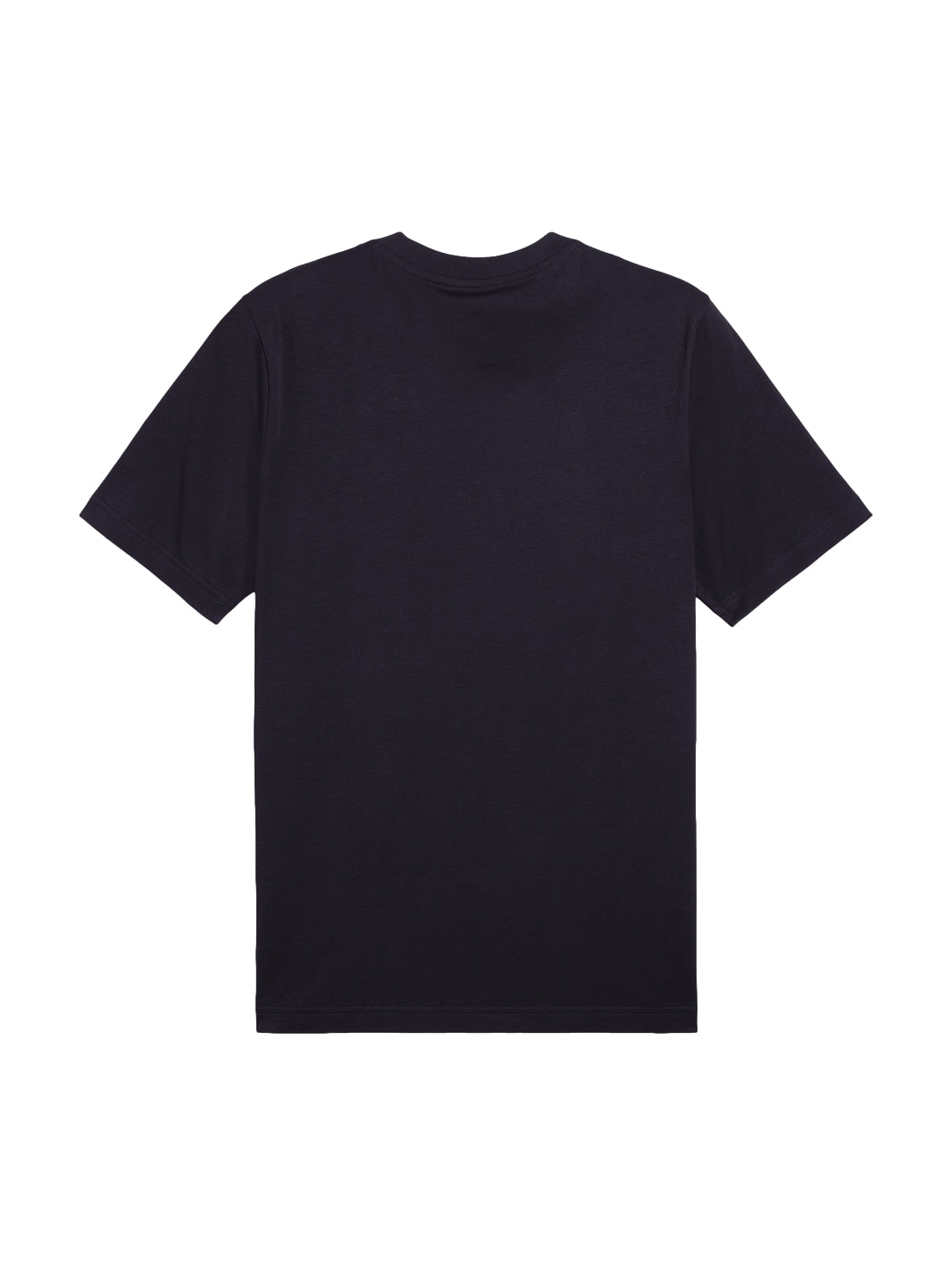 Camiseta PUMA de color azul marino con cuello redondo y un pequeño logo blanco en el pecho.