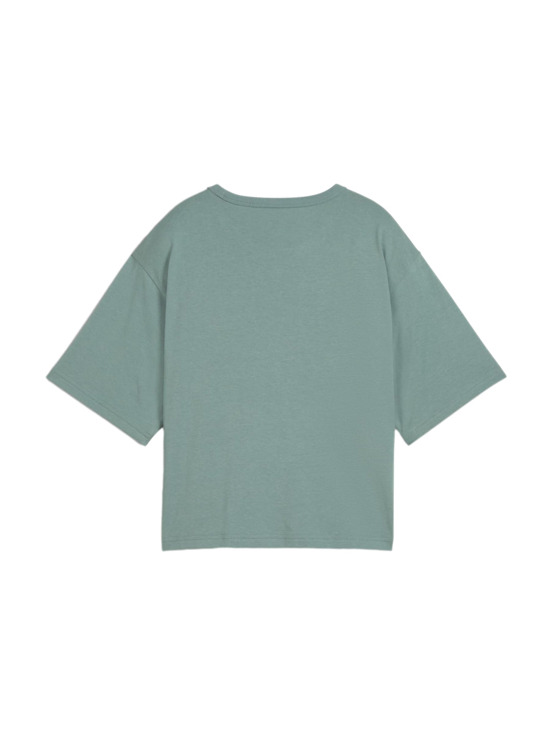 Playera Crop PUMA Class Relaxed Verde para Mujer