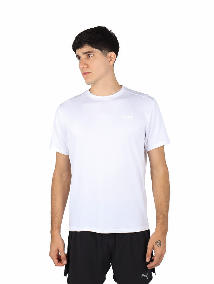 Playera Vertical Eagle Blanca para Hombre