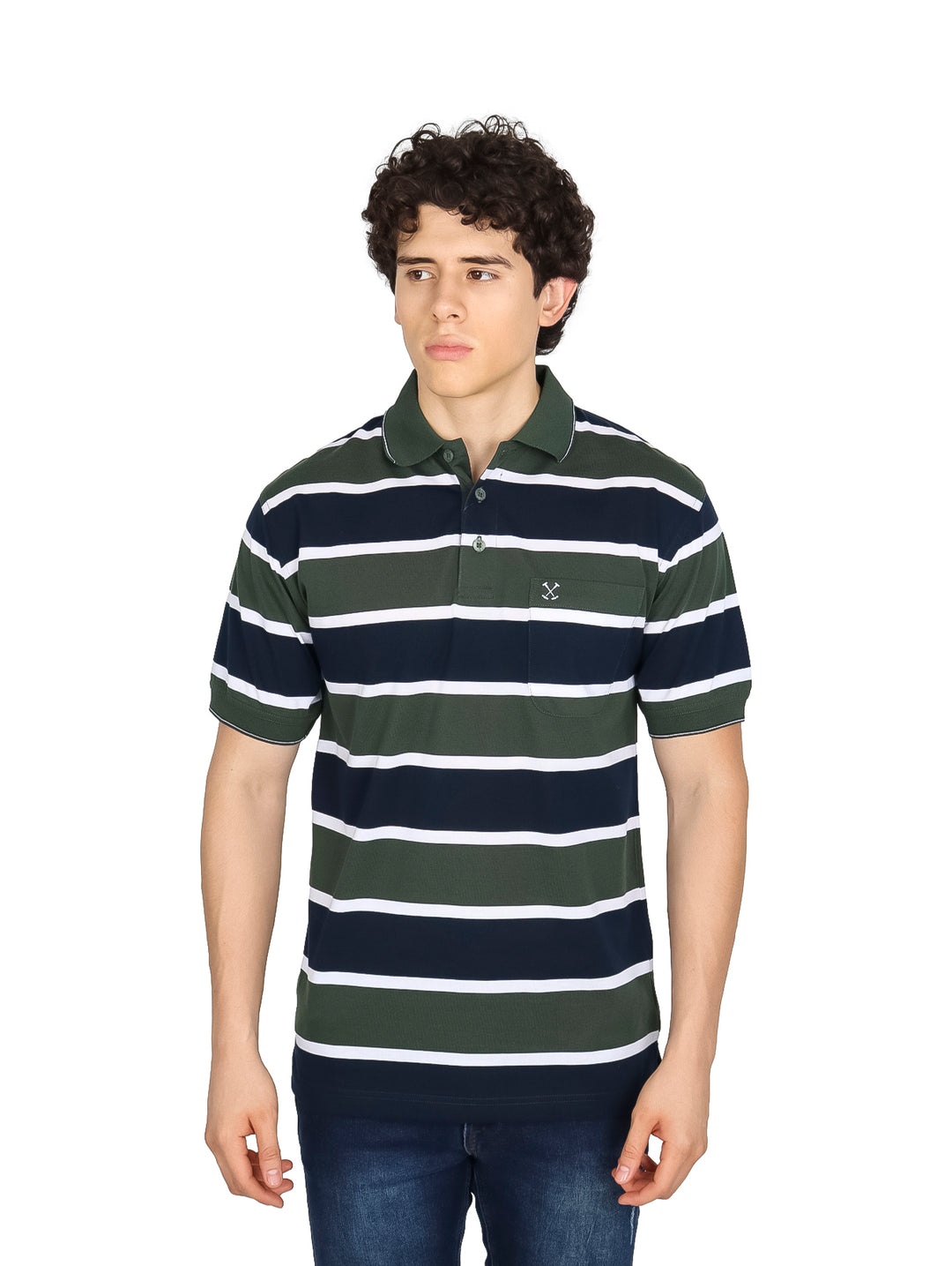 Playera Polo Palm Beach Verde para Hombre
