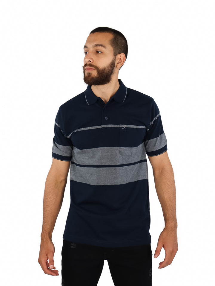 Playera Polo Palm Beach Navy para Hombre