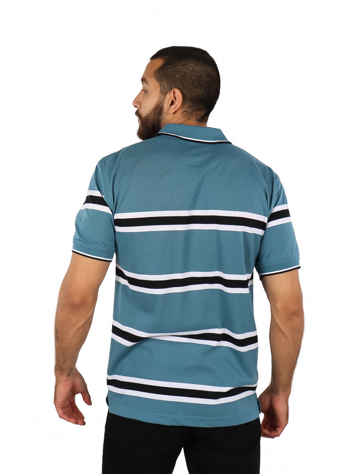 Playera Polo Palm Beach Azul para Hombre