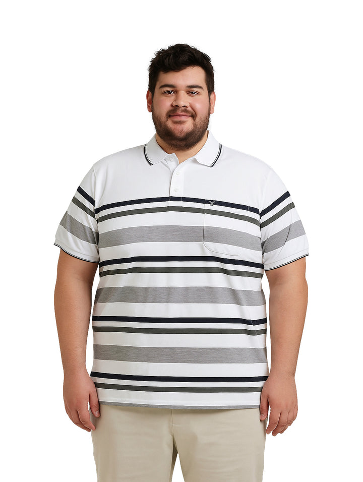 Playera Polo Palm Beach Blanca para Hombre