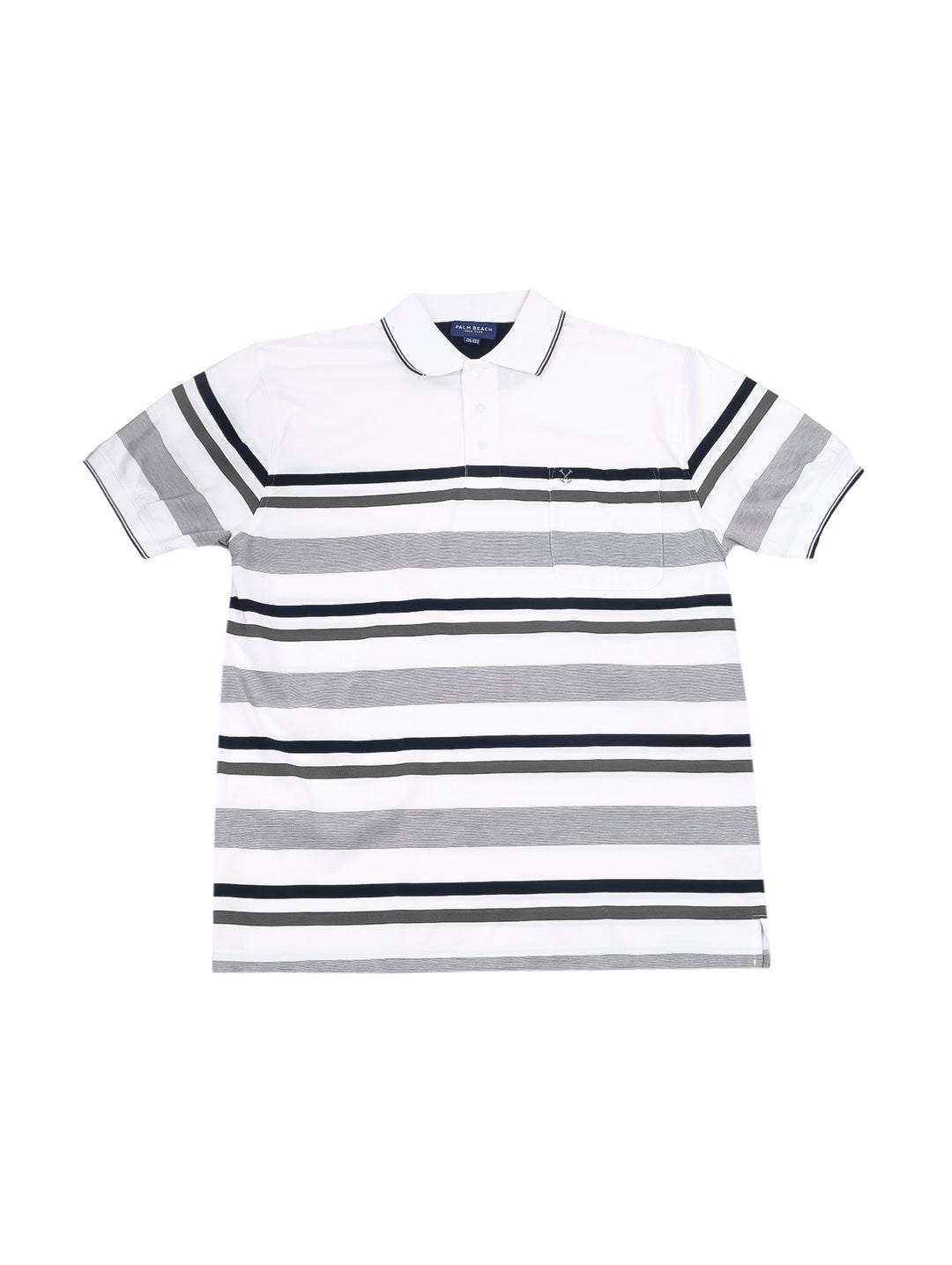 Playera Polo Palm Beach Blanca para Hombre