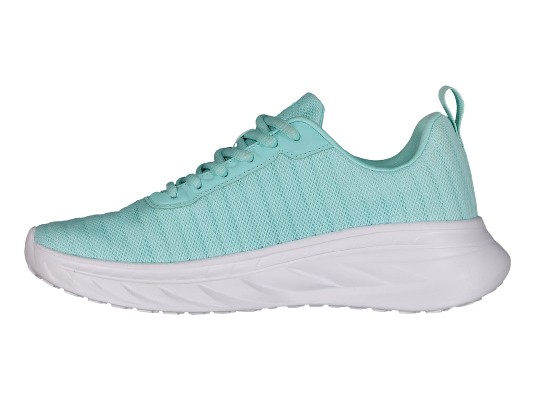 Tenis deportivos Charly en color aqua con suela blanca.