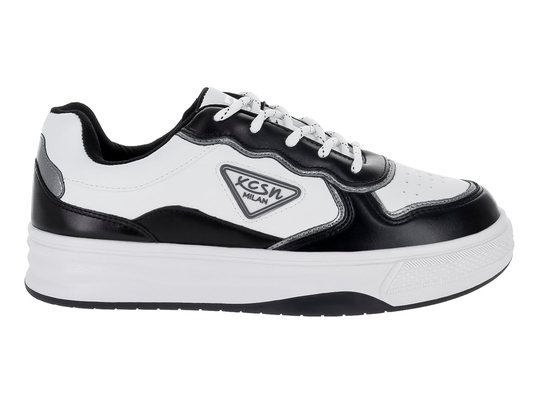 Tenis Clasben Praga Blanco Negro para Mujer