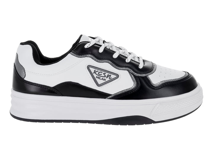 Tenis Clasben Praga Blanco Negro para Mujer