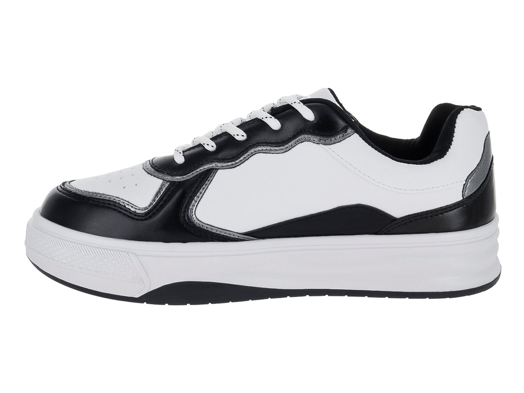 Tenis Clasben Praga Blanco Negro para Mujer