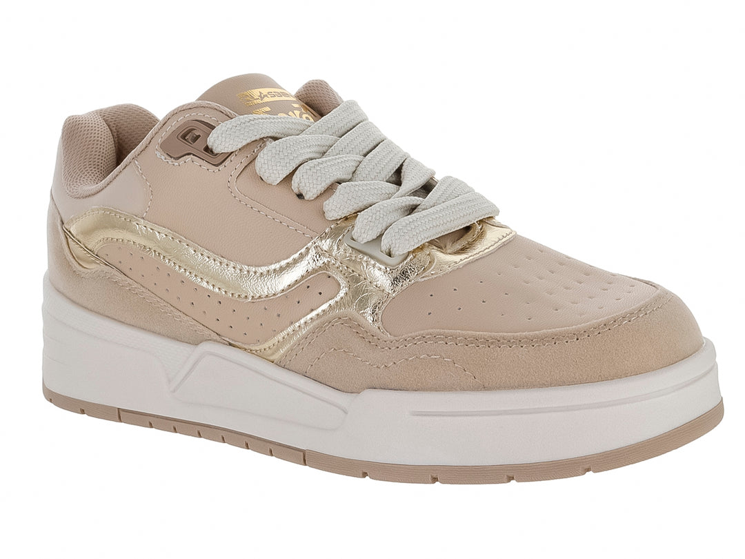 Tenis Clasben Mika Beige para Mujer