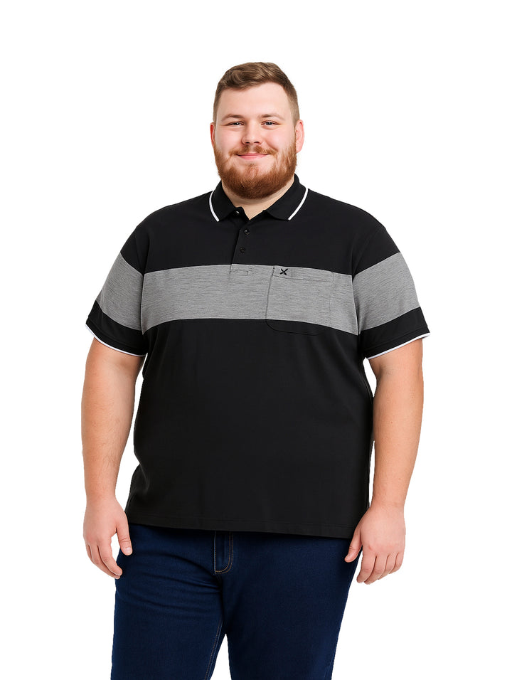 Playera Polo Palm Beach Negro para Hombre
